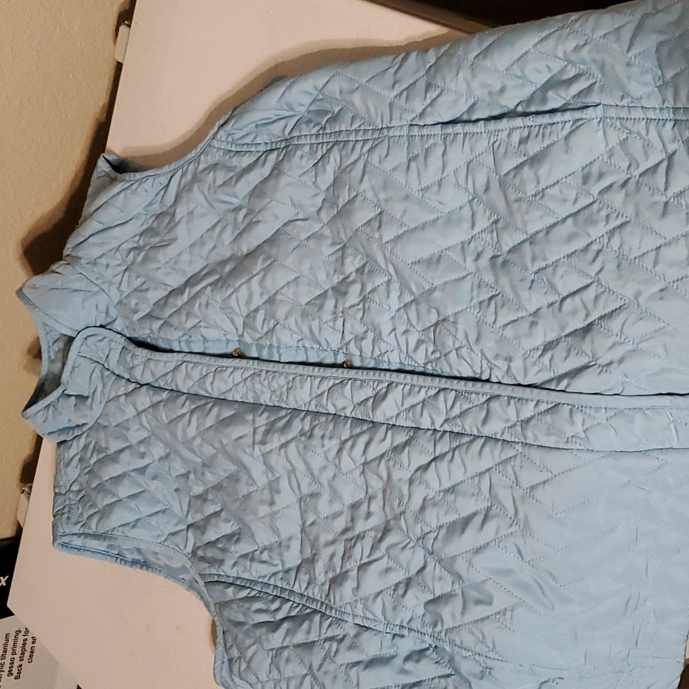 Croft&Barrow blue vest Large